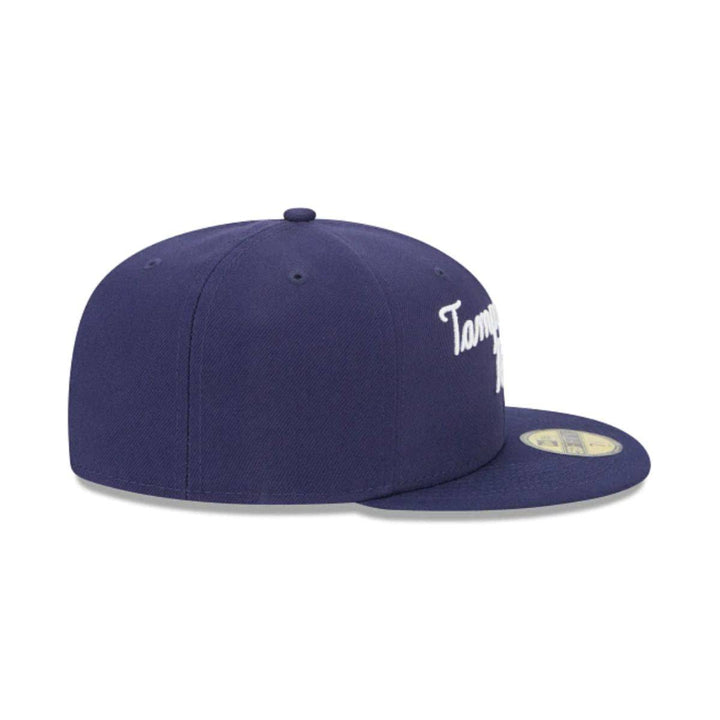 RAYS NAVY FAIRWAY SCRIPT TB 59FIFTY NEW ERA FITTED HAT - The Bay Republic | Team Store of the Tampa Bay Rays & Rowdies
