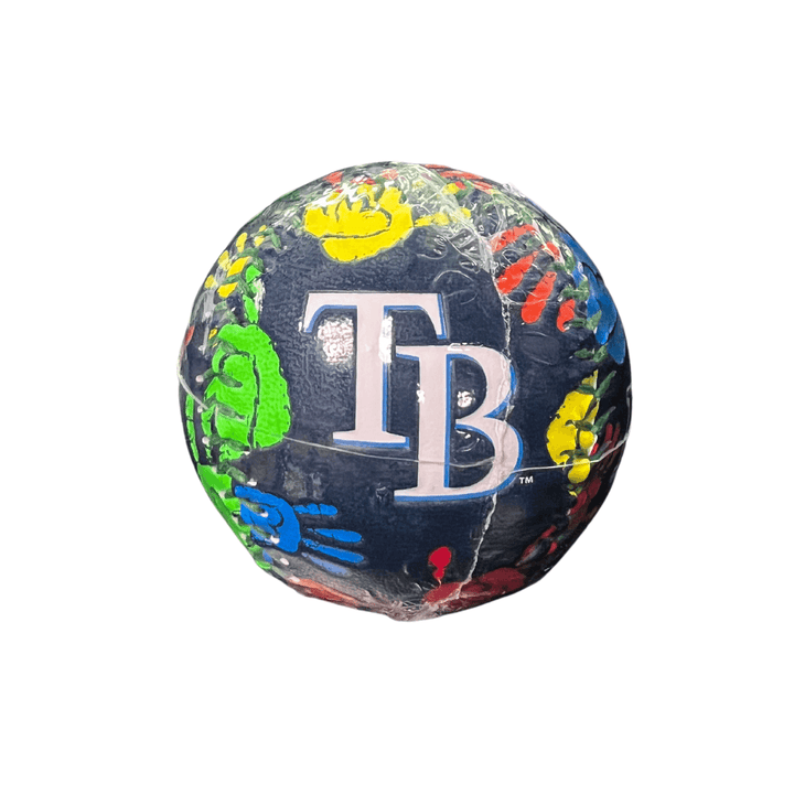RAYS NAVY HEART IN HAND AUTISM AWARENESS BASEBALL - The Bay Republic | Team Store of the Tampa Bay Rays & Rowdies