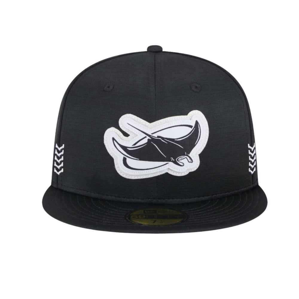 Rays New Era Black Alt 2024 Clubhouse 59Fifty Fitted Hat - The Bay Republic | Team Store of the Tampa Bay Rays & Rowdies