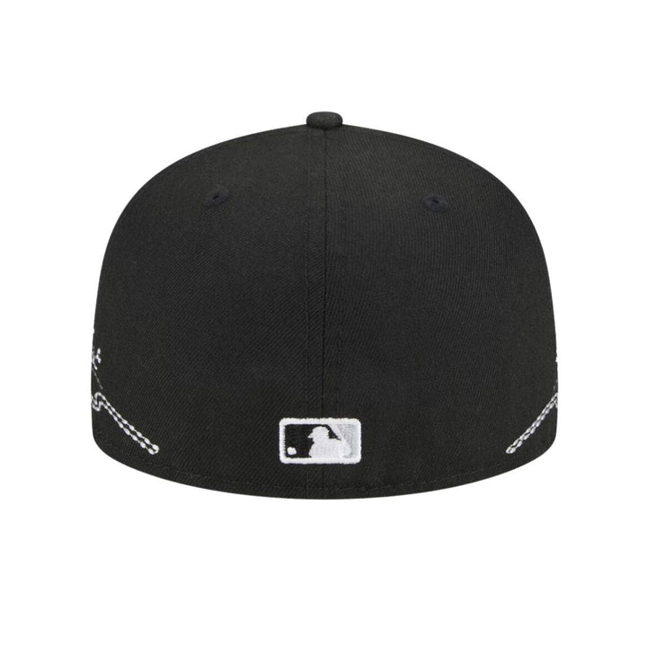 Rays New Era Black Alt Tonal Wave 59Fifty Fitted Hat - The Bay Republic | Team Store of the Tampa Bay Rays & Rowdies