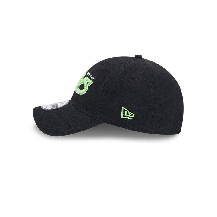Rays New Era Black & Green City Connect 9Twenty Adjustable Hat - The Bay Republic | Team Store of the Tampa Bay Rays & Rowdies