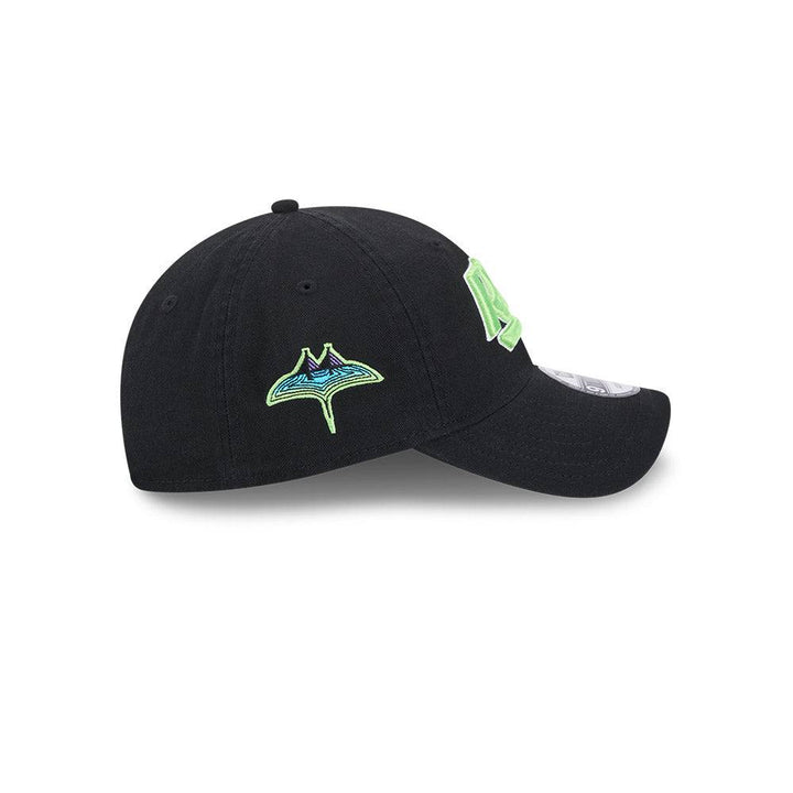 Rays New Era Black & Green City Connect 9Twenty Adjustable Hat - The Bay Republic | Team Store of the Tampa Bay Rays & Rowdies