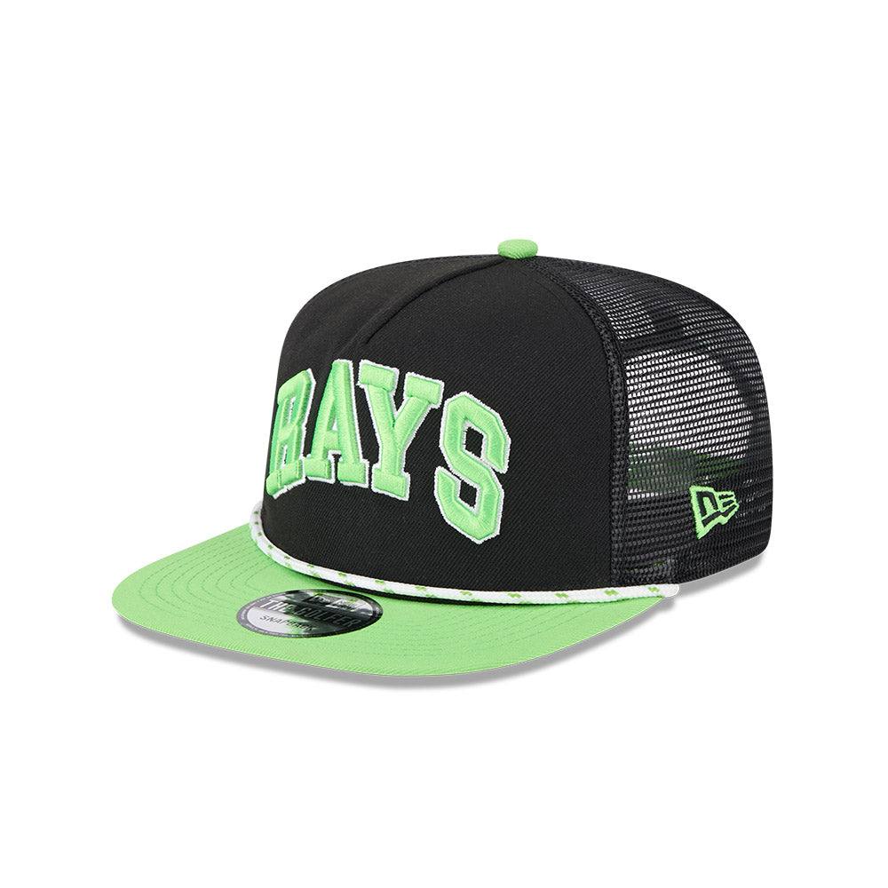Rays New Era Black Green City Connect Golfer Snapback Hat - The Bay Republic | Team Store of the Tampa Bay Rays & Rowdies