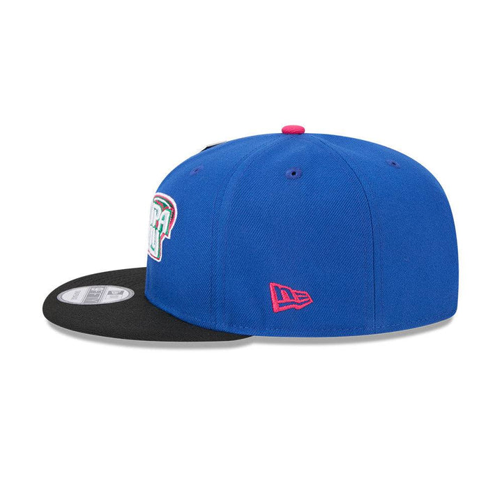 Rays New Era Blue Black Big League Chew Watermelon 9Fifty Snapback Hat - The Bay Republic | Team Store of the Tampa Bay Rays & Rowdies