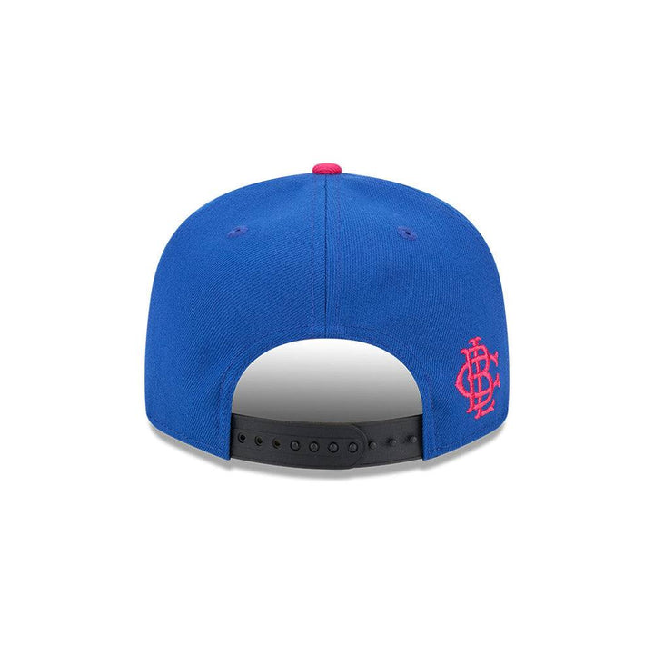 Rays New Era Blue Black Big League Chew Watermelon 9Fifty Snapback Hat - The Bay Republic | Team Store of the Tampa Bay Rays & Rowdies