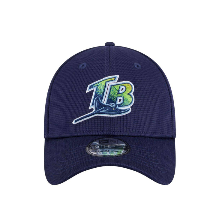 Rays New Era Navy Batting Practice 39Thirty Flex Fit Hat - The Bay Republic | Team Store of the Tampa Bay Rays & Rowdies