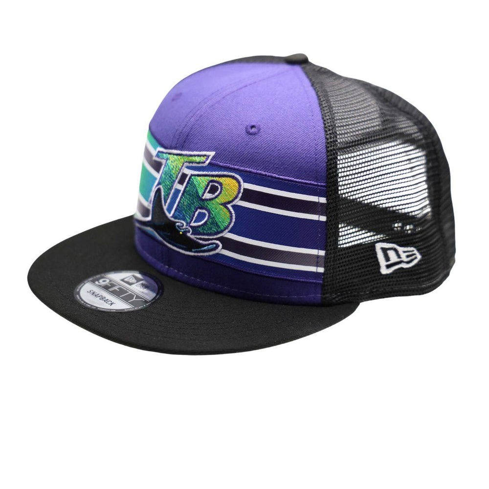 Rays New Era Purple Black Stripes Devil Rays Coop 9Fifty Snapback Hat - The Bay Republic | Team Store of the Tampa Bay Rays & Rowdies