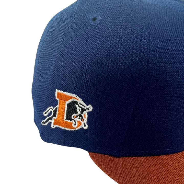 Rays New Era Royal Blue Orange TB Durham Bulls 59Fifty Fitted Hat - The Bay Republic | Team Store of the Tampa Bay Rays & Rowdies