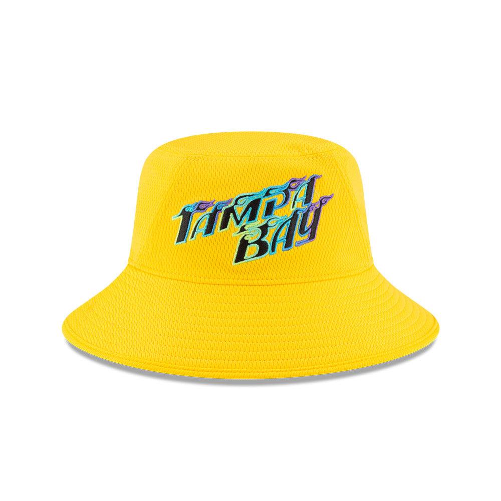 Rays New Era Yellow City Connect Tampa Bay Bucket Hat - The Bay Republic | Team Store of the Tampa Bay Rays & Rowdies