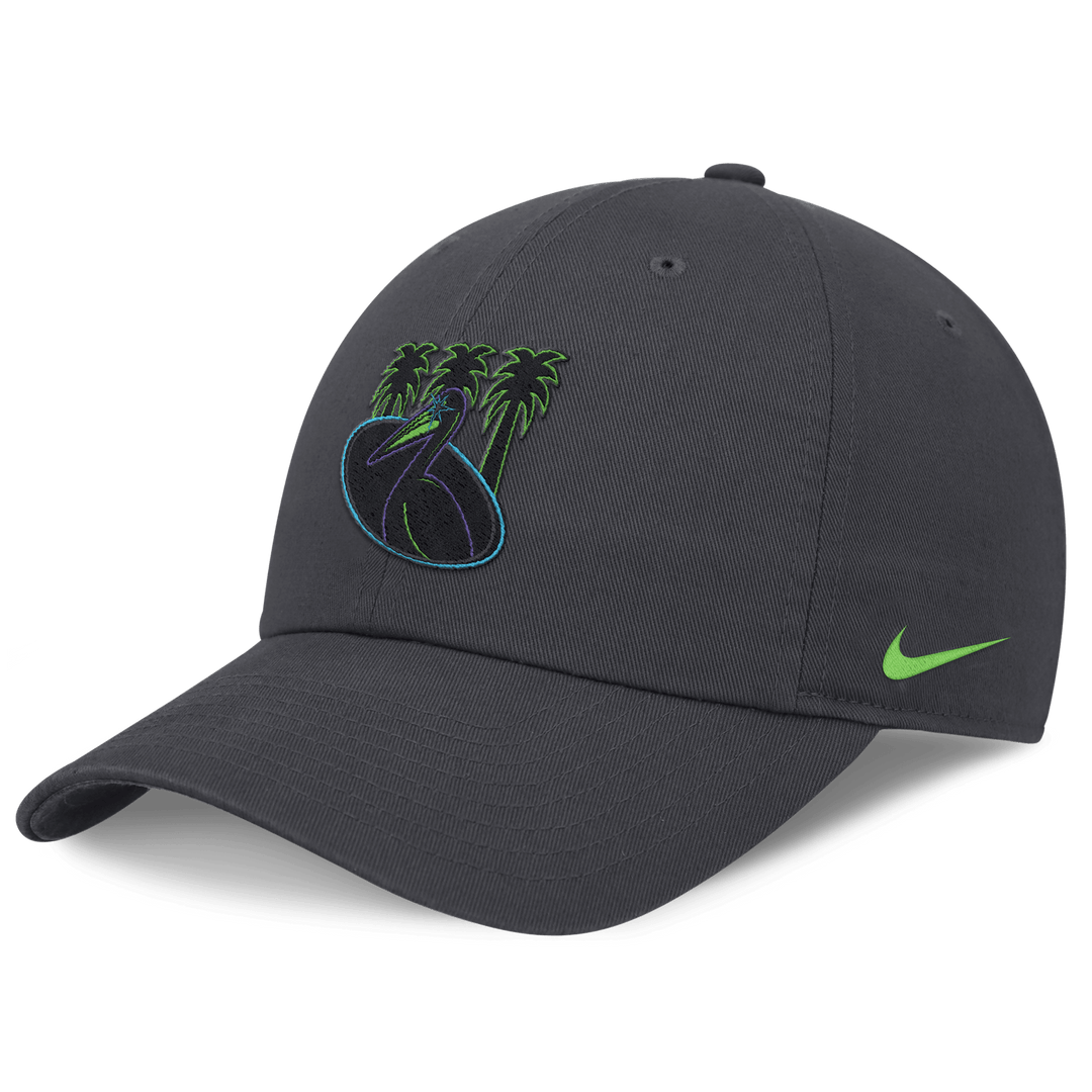 Rays Nike Grey City Connect Pelican Palms Club Cap Adjustable Hat - The Bay Republic | Team Store of the Tampa Bay Rays & Rowdies