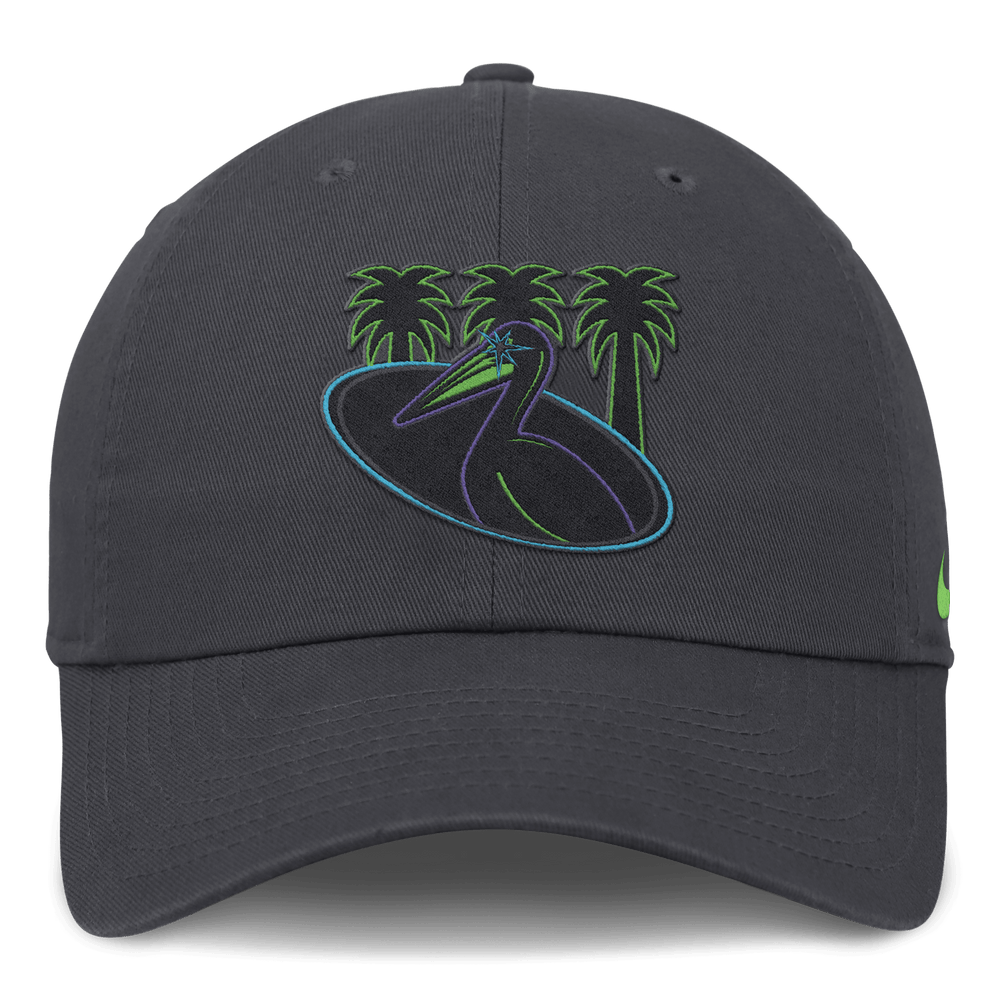 Rays Nike Grey City Connect Pelican Palms Club Cap Adjustable Hat - The Bay Republic | Team Store of the Tampa Bay Rays & Rowdies