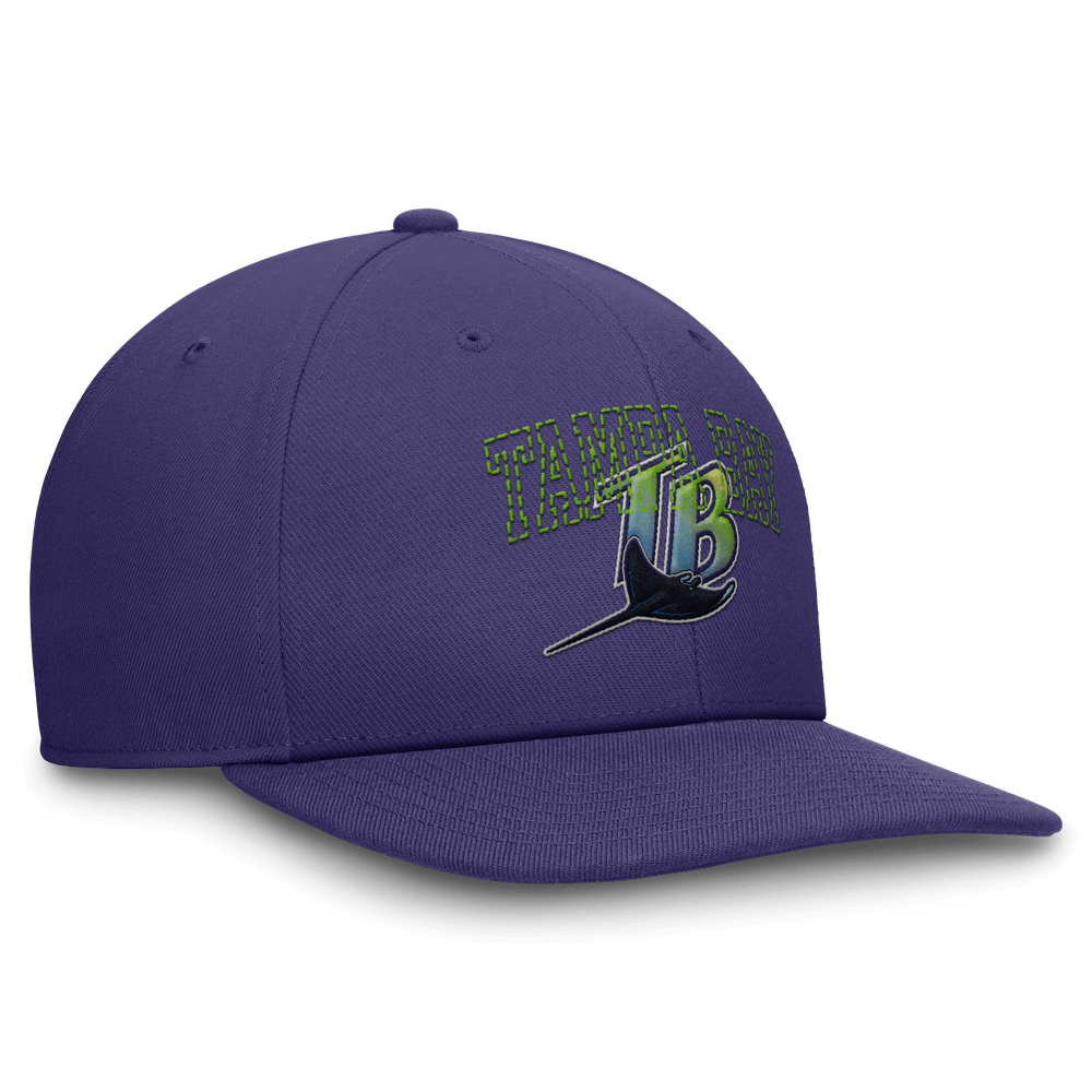 Rays Nike Purple Devil Rays Coop Stitched Pro Cap Snapback Hat - The Bay Republic | Team Store of the Tampa Bay Rays & Rowdies