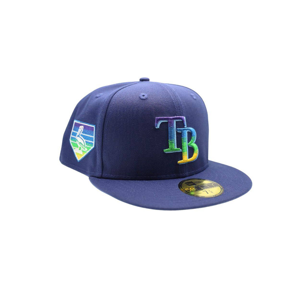 RAYS PELICAN SIDE PATCH TB GRADIENT 59FIFTY NEW ERA FITTED CAP - The Bay Republic | Team Store of the Tampa Bay Rays & Rowdies