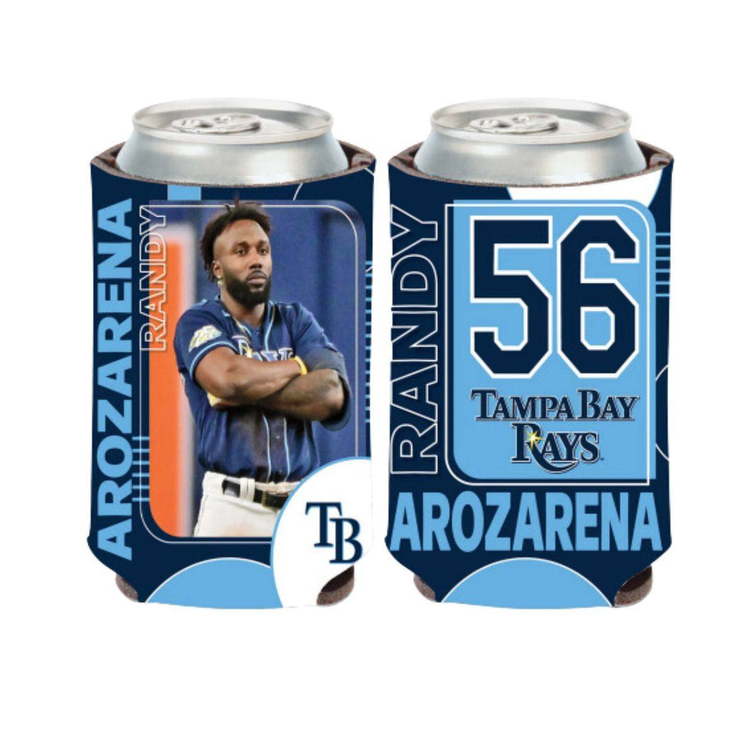 RAYS RANDY AROZARENA TWO SIDED PLAYER CAN COOLER - The Bay Republic | Team Store of the Tampa Bay Rays & Rowdies
