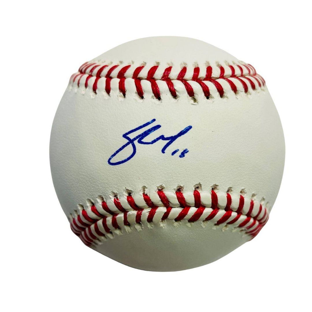 RAYS SHANE McCLANAHAN AUTOGRAPHED 25TH ANNIVERSARY OFFICIAL MLB BASEBALL - The Bay Republic | Team Store of the Tampa Bay Rays & Rowdies