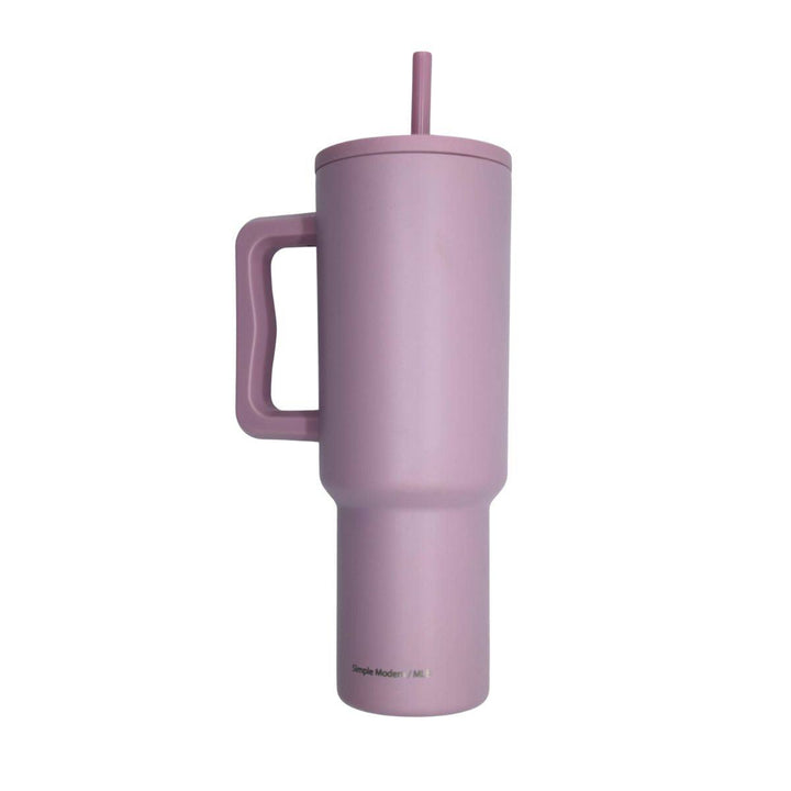 Rays Simple Modern Lavender 40oz Wordmark Tumbler with Handle - The Bay Republic | Team Store of the Tampa Bay Rays & Rowdies