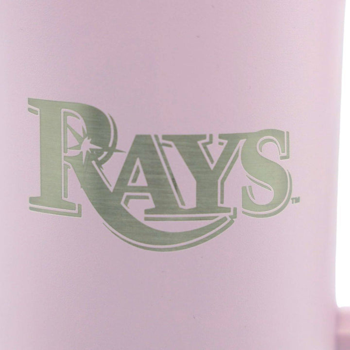Rays Simple Modern Lavender 40oz Wordmark Tumbler with Handle - The Bay Republic | Team Store of the Tampa Bay Rays & Rowdies