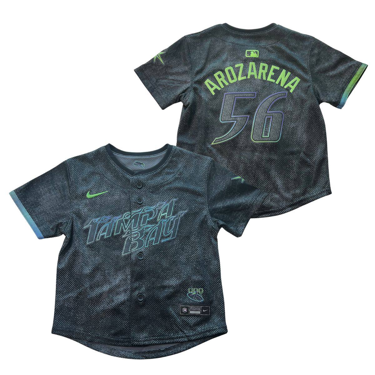 Tampa Bay Rays Toddler Nike Charcoal Grey City Connect Arozarena