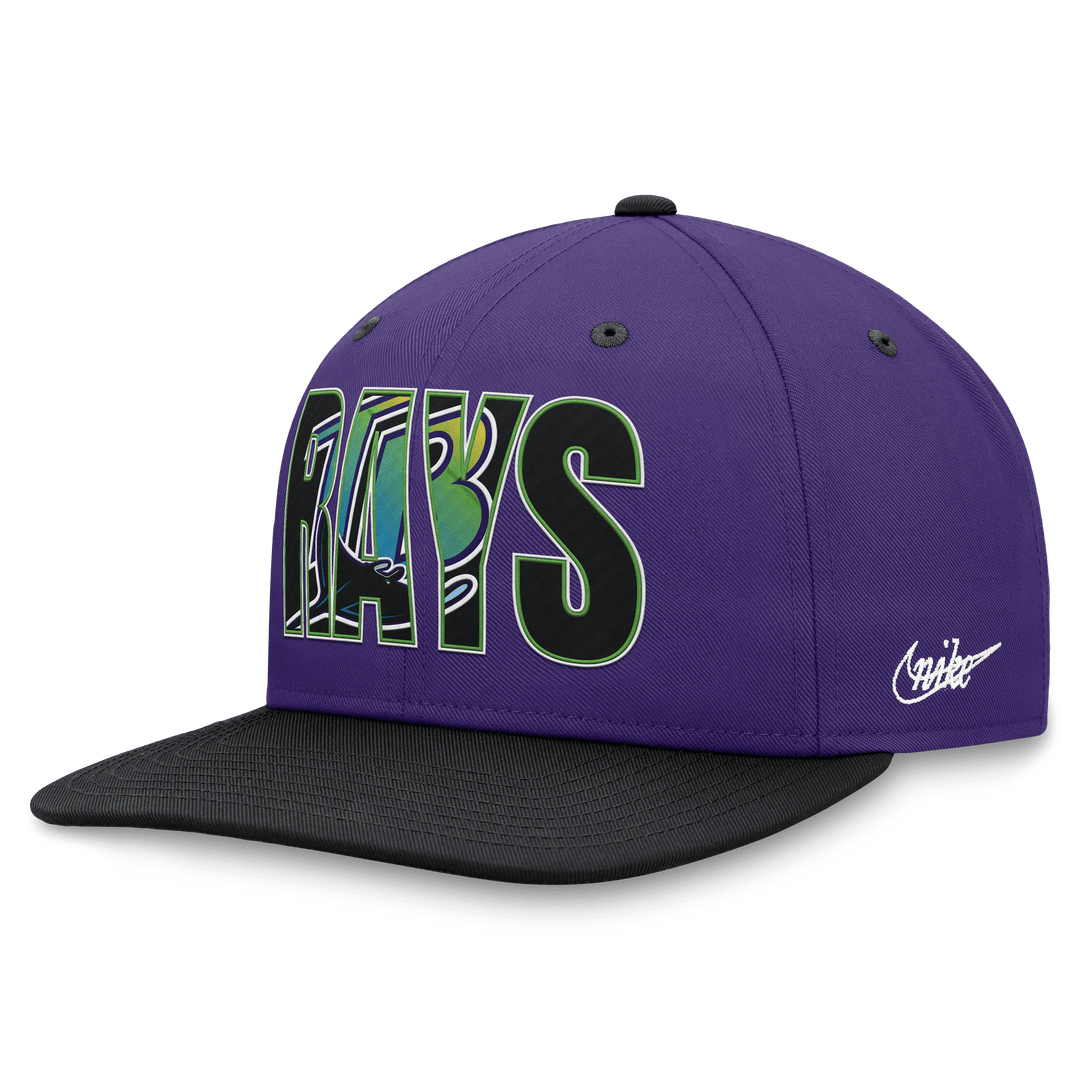 RAYS UNISEX PURPLE NIKE DEVIL RAYS PRO COOP ADJUSTABLE SNAPBACK HAT - The Bay Republic | Team Store of the Tampa Bay Rays & Rowdies