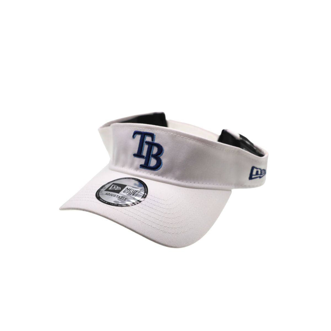 RAYS WHITE TB NEW ERA VISOR - The Bay Republic | Team Store of the Tampa Bay Rays & Rowdies