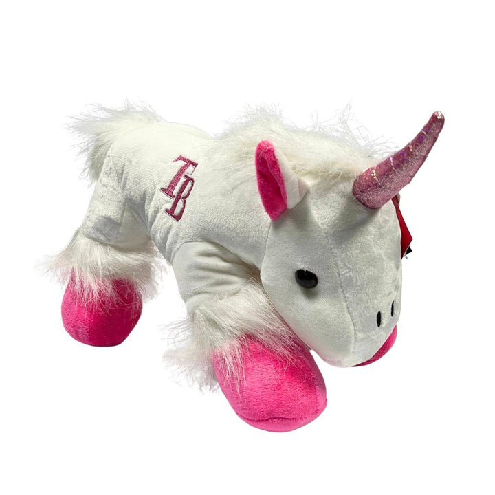 RAYS WHITE TB UNICORN PLUSH - The Bay Republic | Team Store of the Tampa Bay Rays & Rowdies