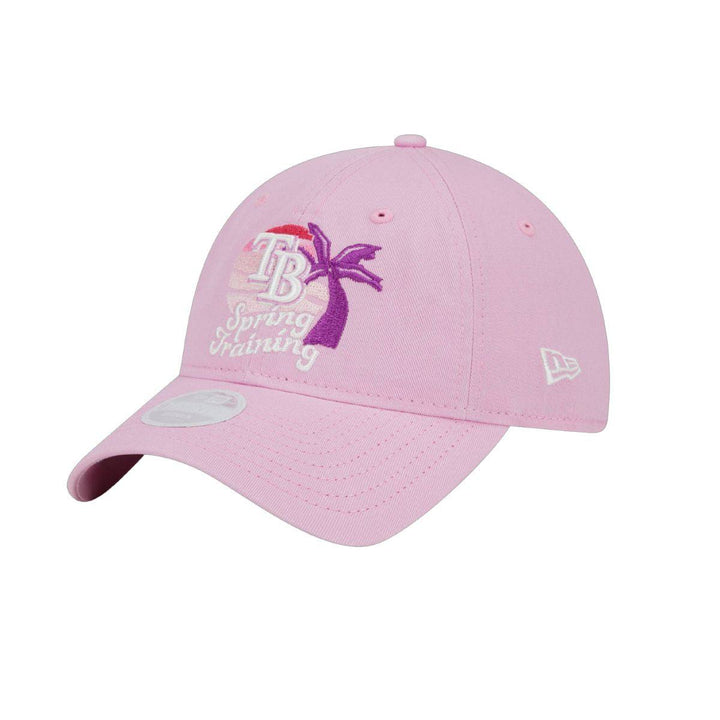 Rays Women's New Era Pink 2024 Spring Training Palm Tree 9Twenty Adjustable Hat - The Bay Republic | Team Store of the Tampa Bay Rays & Rowdies