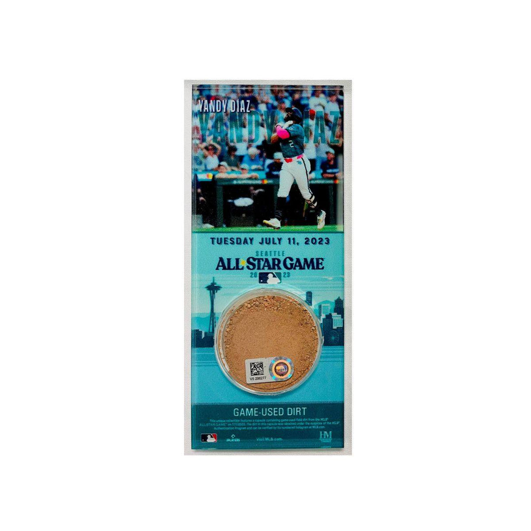 RAYS YANDY DIAZ AUTHENTIC ALL-STAR GAME-USED FIELD DIRT ACRYLIC TICKET - The Bay Republic | Team Store of the Tampa Bay Rays & Rowdies