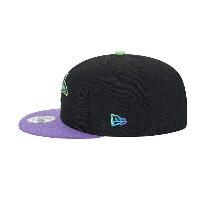 Rays Youth New Era Black Purple City Connect 9Fifty Snapback Hat - The Bay Republic | Team Store of the Tampa Bay Rays & Rowdies