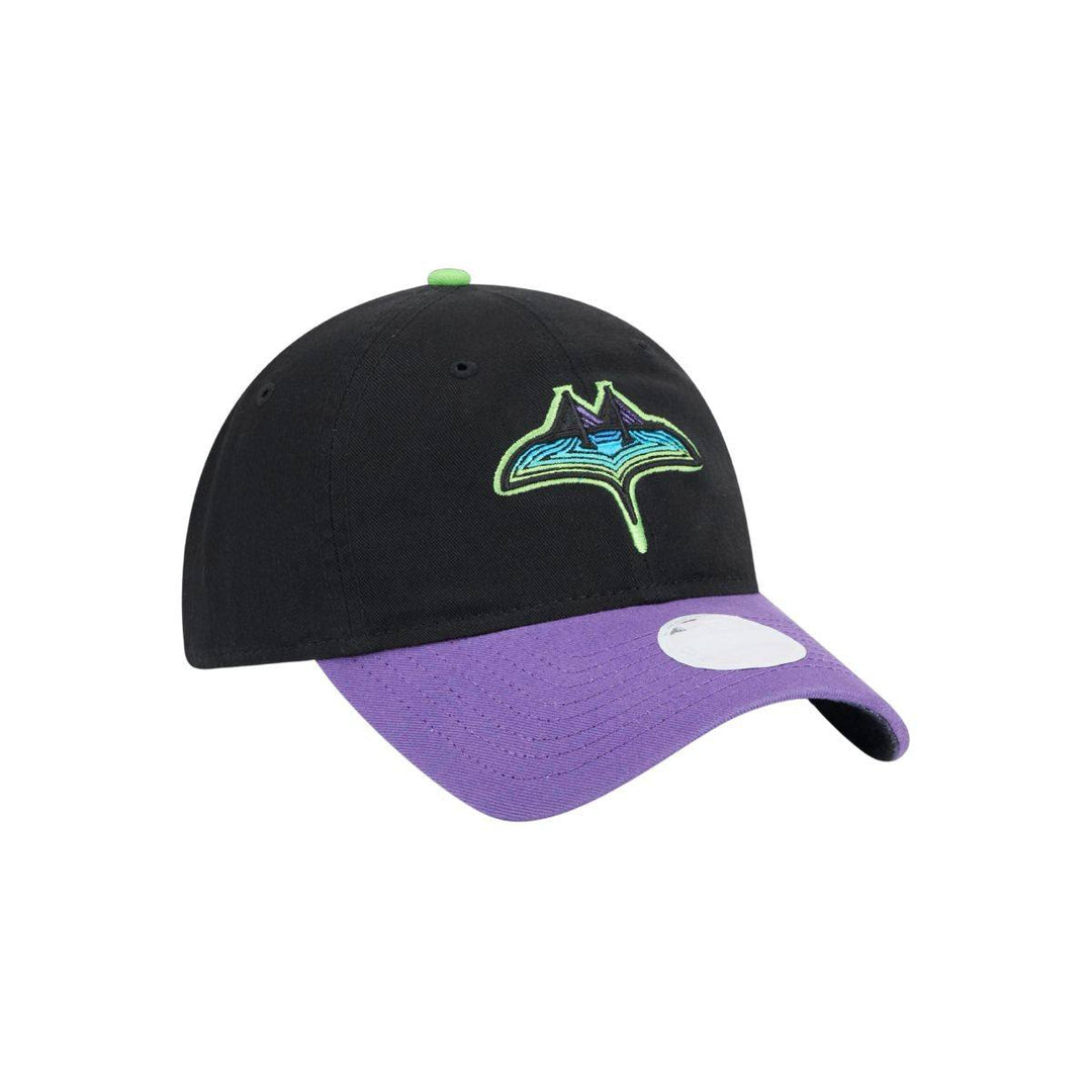 Rays Youth New Era Black Purple City Connect 9Twenty Adjustable Hat - The Bay Republic | Team Store of the Tampa Bay Rays & Rowdies