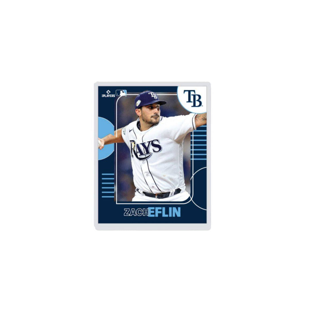 RAYS ZACH EFLIN PLAYER COLLECTOR LAPEL PIN - The Bay Republic | Team Store of the Tampa Bay Rays & Rowdies