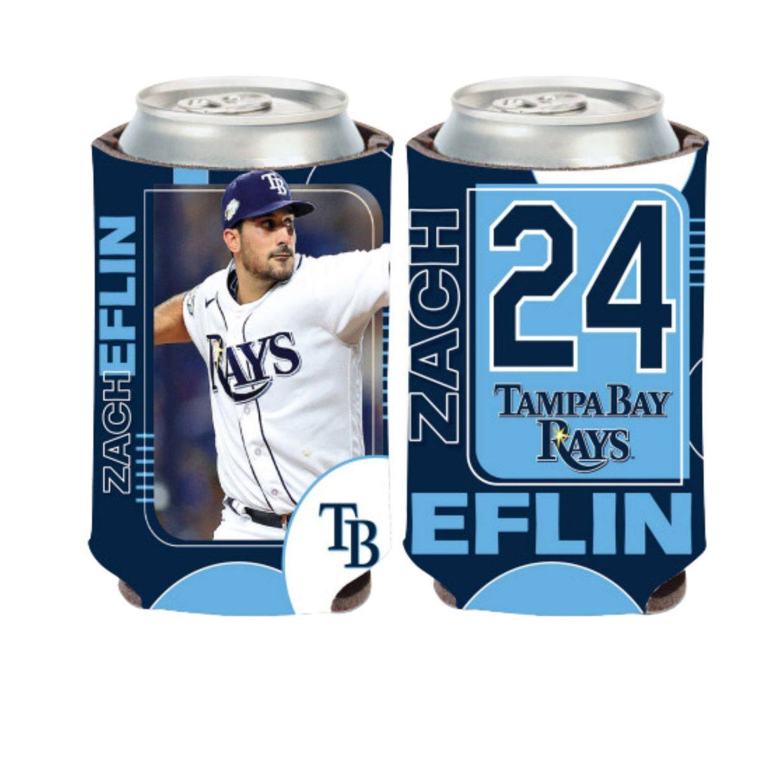RAYS ZACH EFLIN TWO SIDED PLAYER CAN COOLER - The Bay Republic | Team Store of the Tampa Bay Rays & Rowdies