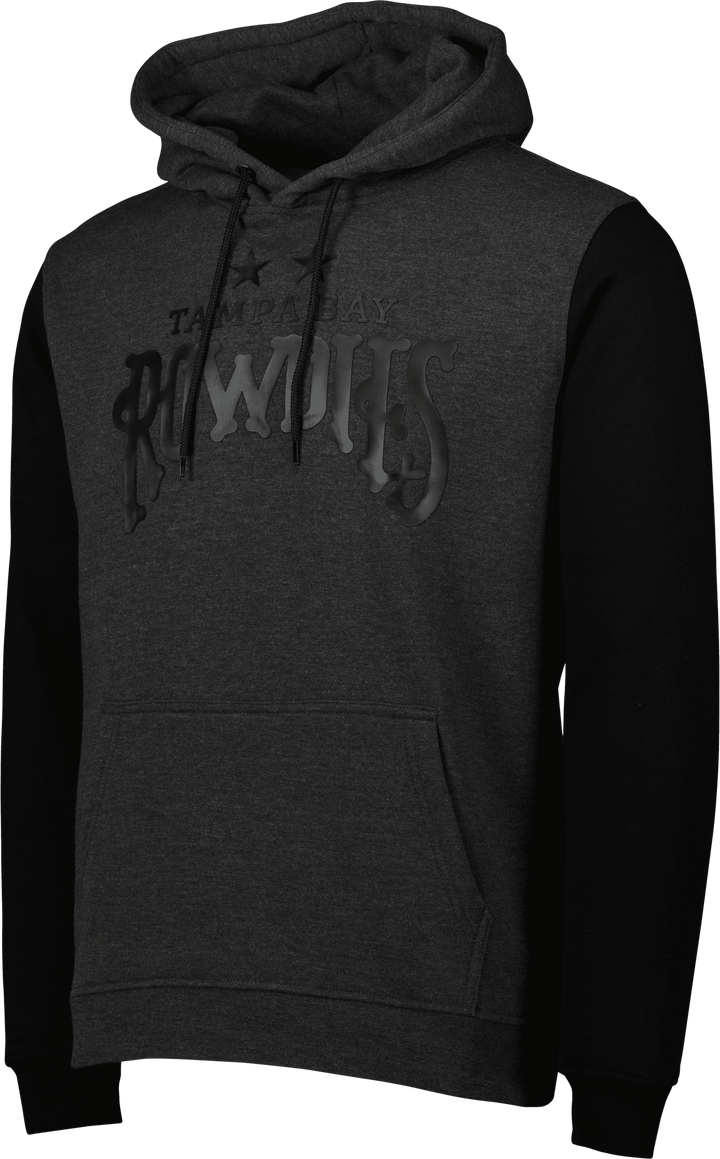 ROWDIES BLACK ON BLACK SPORT DESIGN SWEDEN PULLOVER HOODIE - The Bay Republic | Team Store of the Tampa Bay Rays & Rowdies