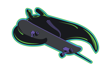 Rays City Connect SkateRay Magnet