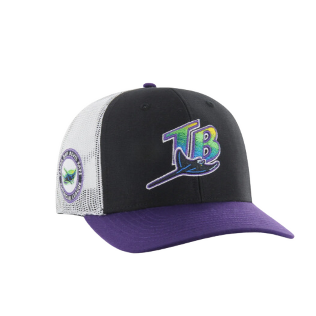 Men's Tampa Bay Rays Nike Cream/Purple Cooperstown Collection
