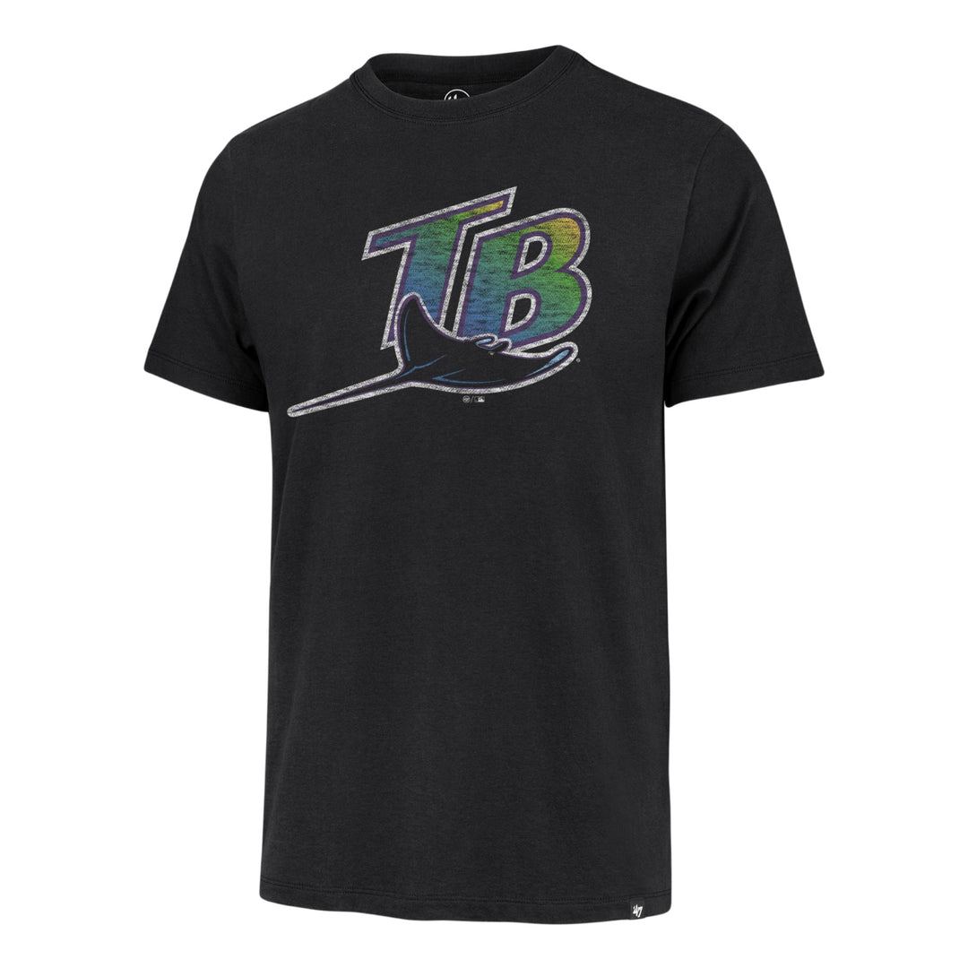 Rays Men's '47 Brand Black Premier Franklin Coop Tee