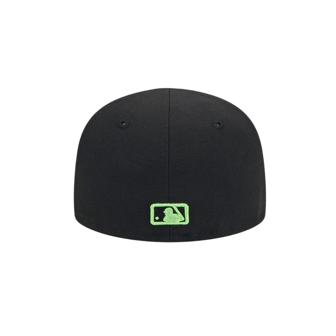 Rays Kids New Era Black Purple City Connect On Field 59Fifty Fitted Hat