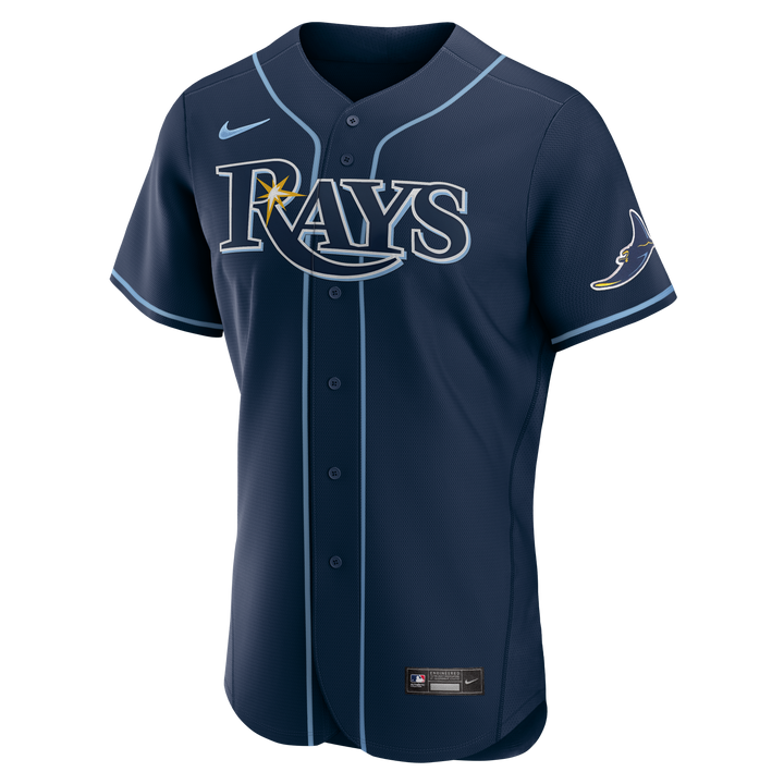 Rays Men's Nike Navy Authentic Jersey - Alternate