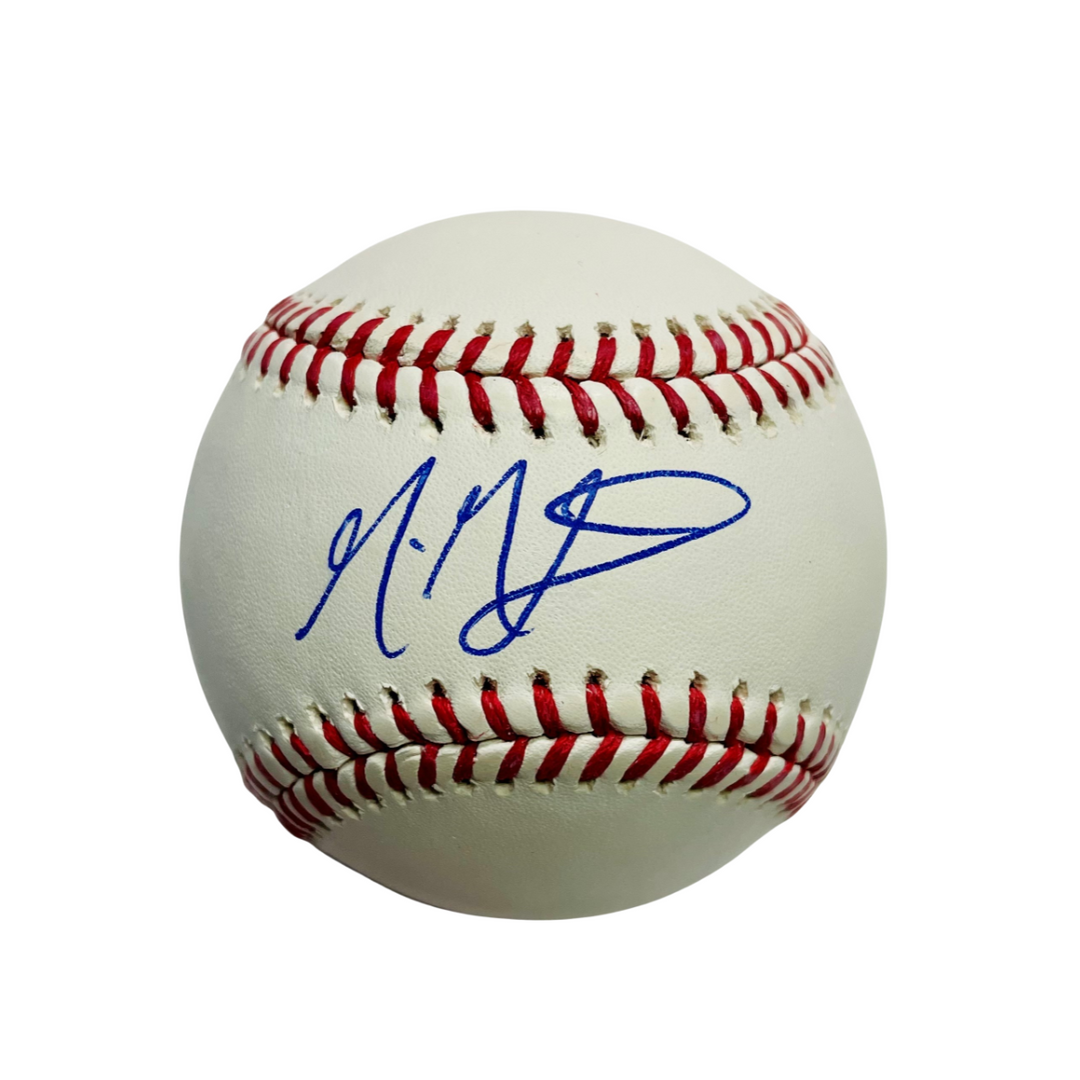 RAYS MANUEL MARGOT AUTOGRAPHED 25TH ANNIVERSARY OFFICIAL MLB BASEBALL