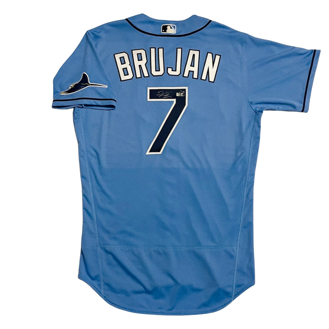 VIDAL BRUJAN AUTHENTIC AUTOGRAPHED COLUMBIA BLUE RAYS JERSEY