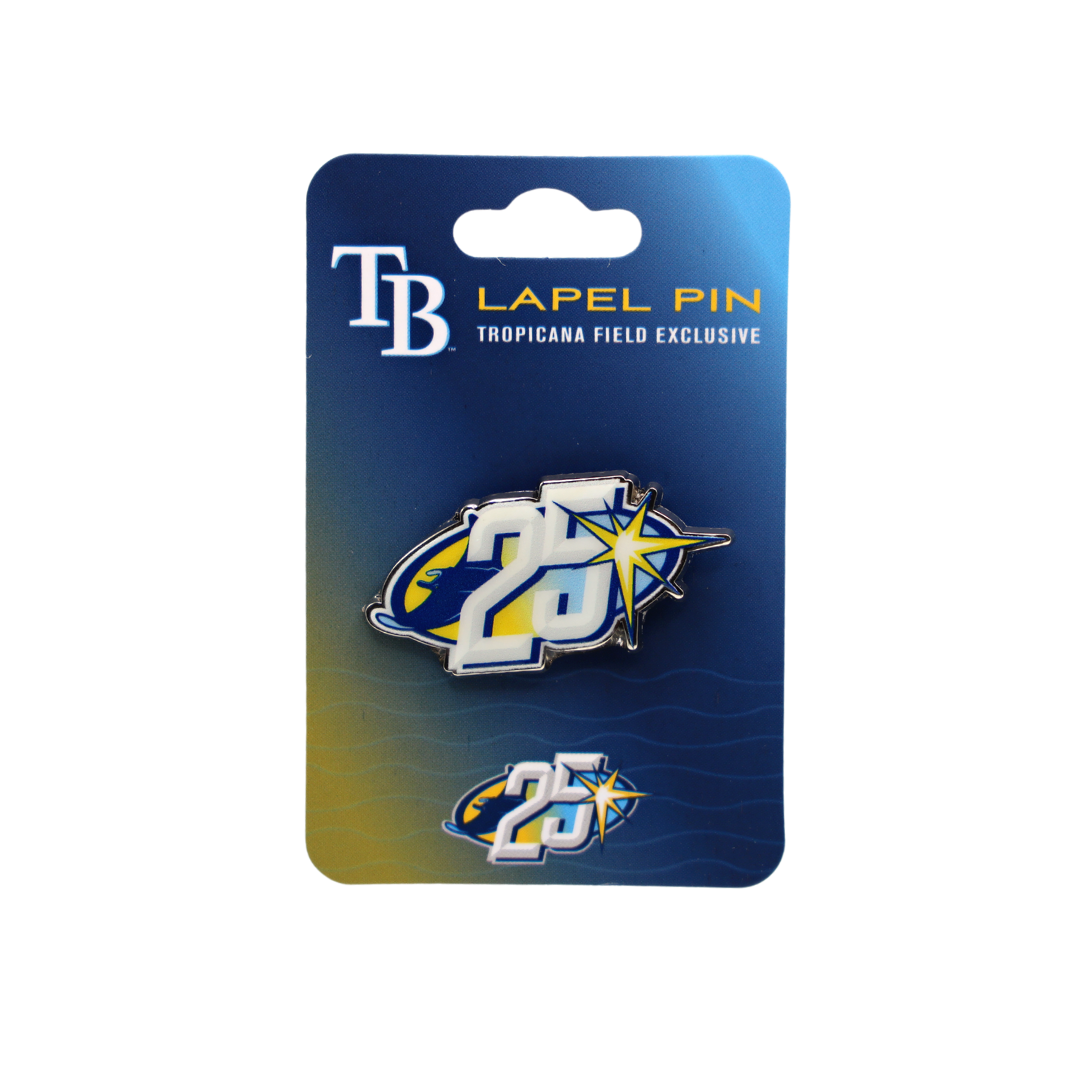 RAYS 25TH ANNIVERSARY PIN