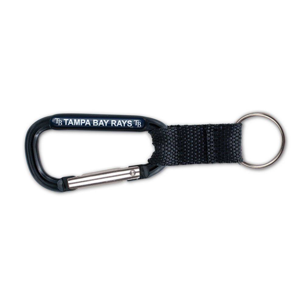 RAYS BLACK TAMPA BAY RAYS CARABINER KEY CHAIN - The Bay Republic | Team Store of the Tampa Bay Rays & Rowdies