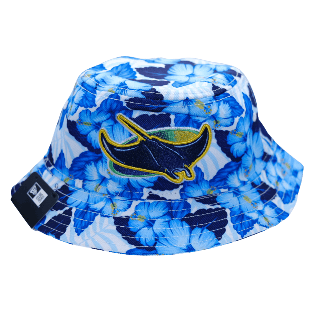 RAYS BLUE FLORAL DEVIL RAYS BUCKET HAT - The Bay Republic | Team Store of the Tampa Bay Rays & Rowdies