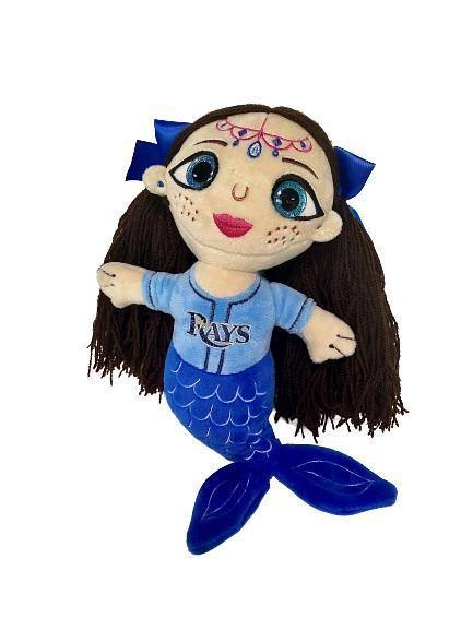 RAYS BLUE TALKING MERMAID PLUSH - The Bay Republic | Team Store of the Tampa Bay Rays & Rowdies