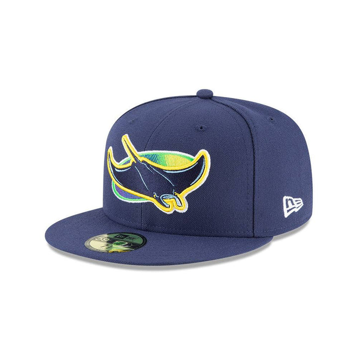 RAYS NAVY 25TH ANNIVERSARY ALT 5950 NEW ERA FITTED CAP - The Bay Republic | Team Store of the Tampa Bay Rays & Rowdies