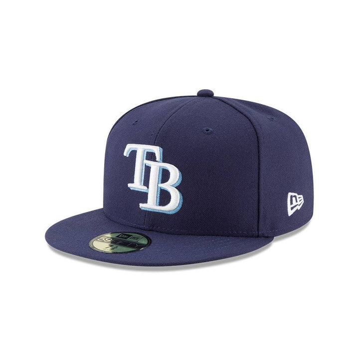 RAYS NAVY 25TH ANNIVERSARY TB 5950 NEW ERA FITTED CAP - The Bay Republic | Team Store of the Tampa Bay Rays & Rowdies