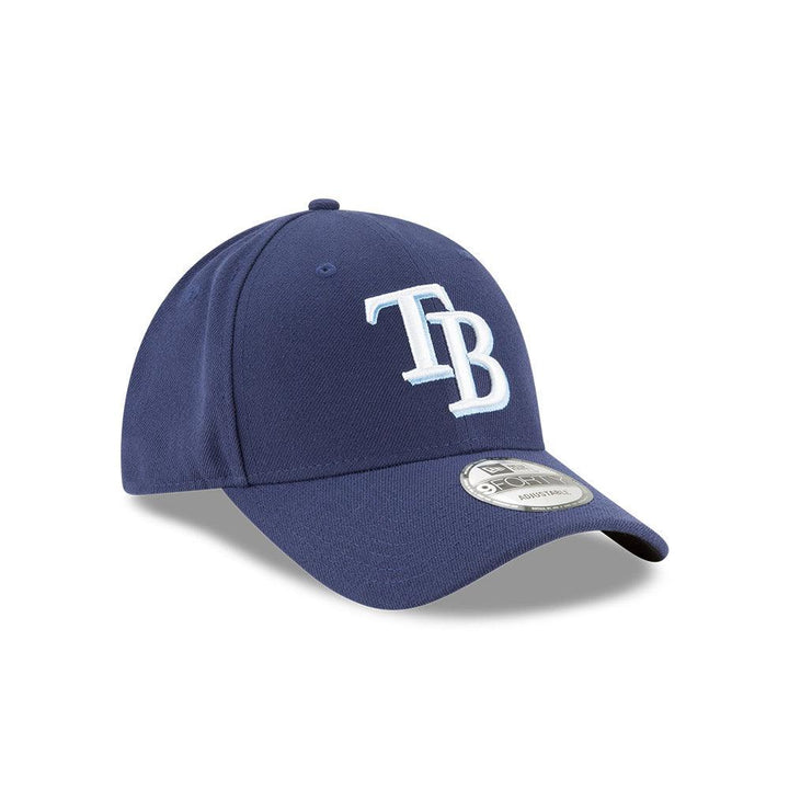 RAYS NAVY MEN'S NEW ERA LEAGUE 9FORTY ADJUSTABLE HAT - The Bay Republic | Team Store of the Tampa Bay Rays & Rowdies