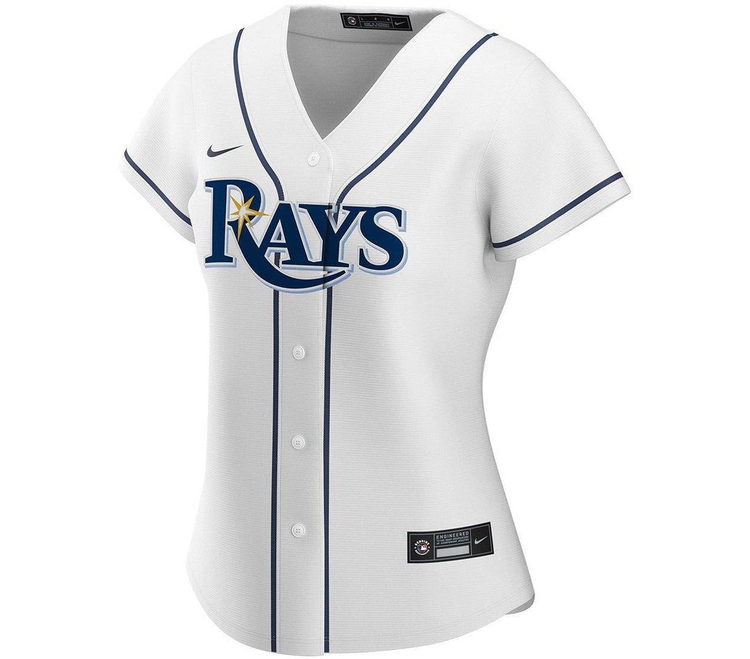 RAYS REPLICA WHITE WOMENS JERSEY- HOME - The Bay Republic | Team Store of the Tampa Bay Rays & Rowdies