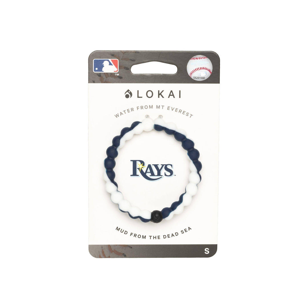 RAYS WHITE AND NAVY TAMPA BAY LOKAI BRACELET - The Bay Republic | Team Store of the Tampa Bay Rays & Rowdies