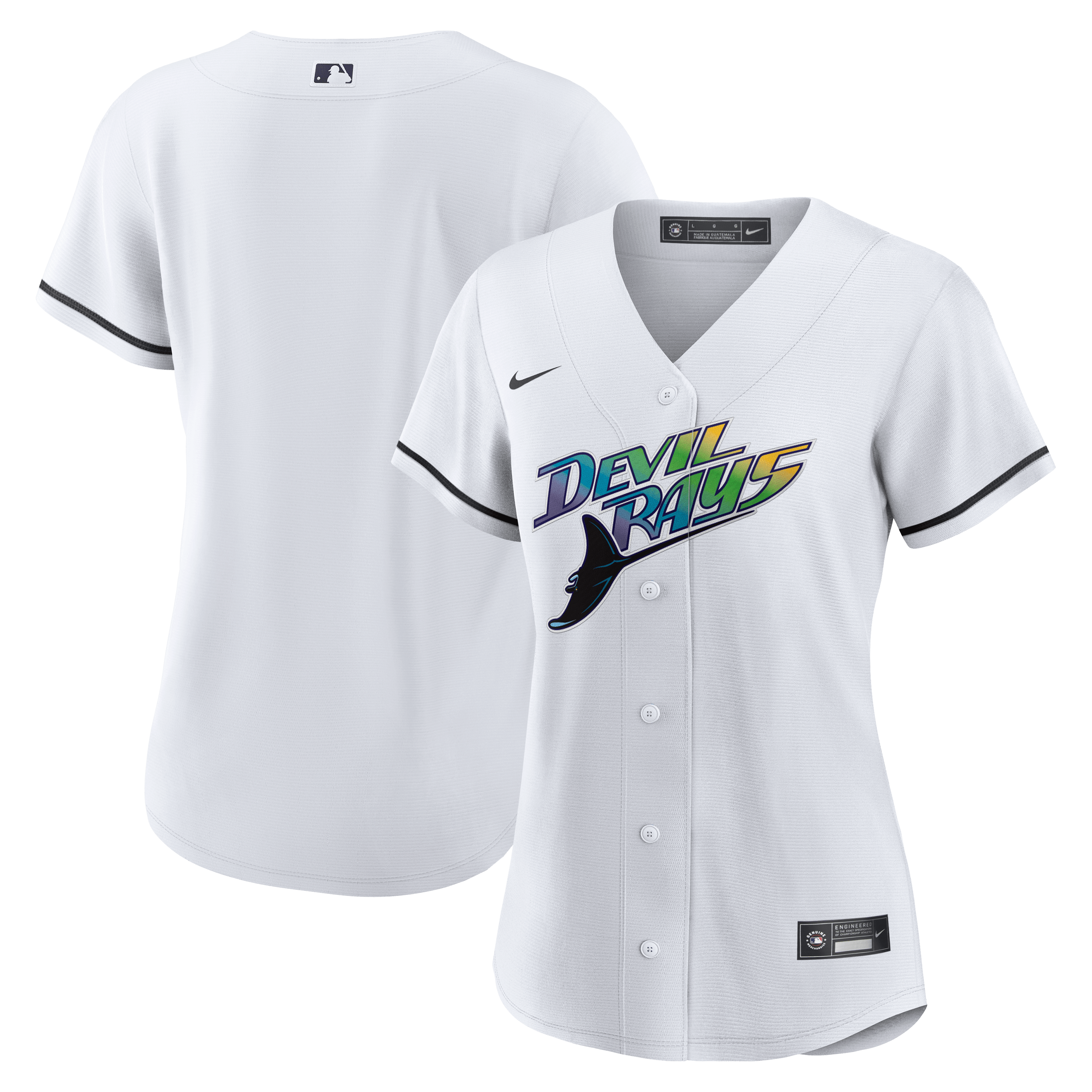 RAYS WHITE WOMEN S DEVIL RAYS REPLICA NIKE JERSEY TB Republic