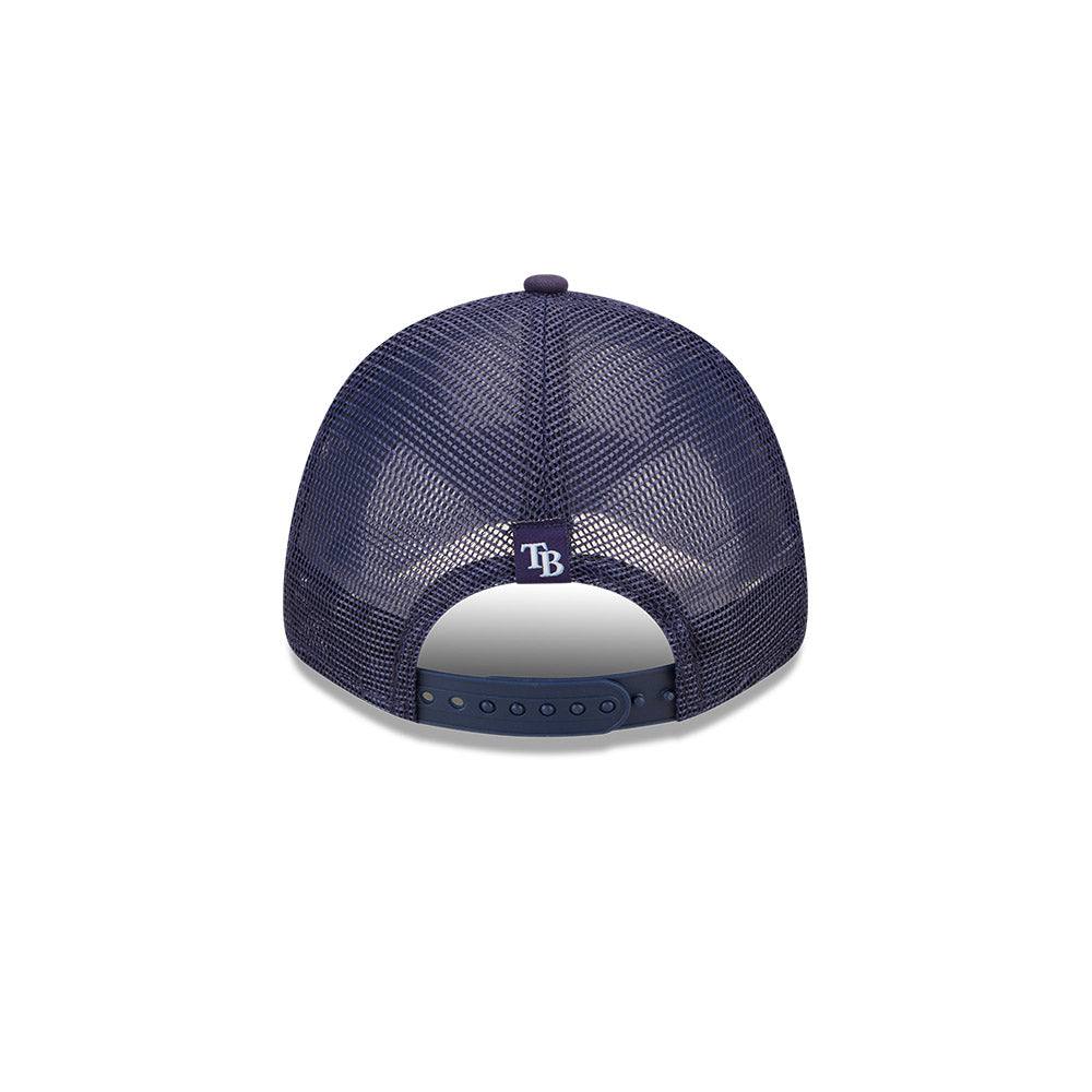 RAYS WOMEN'S NAVY NEW ERA 9FORTY TRUCKER ADJUSTABLE HAT - The Bay Republic | Team Store of the Tampa Bay Rays & Rowdies